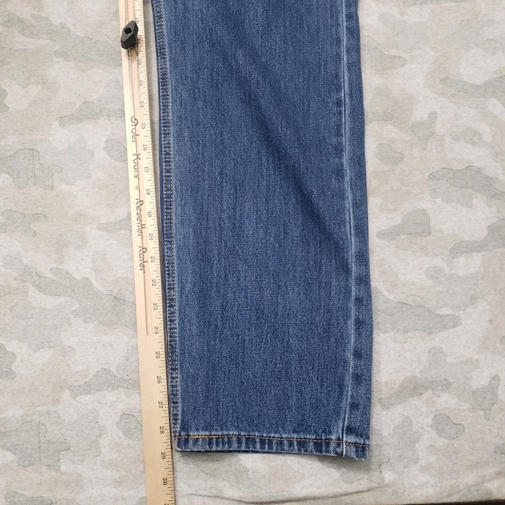 Levi's 505 Jeans Mens 38x30‎ Blue Straight Leg Denim Medium Wash